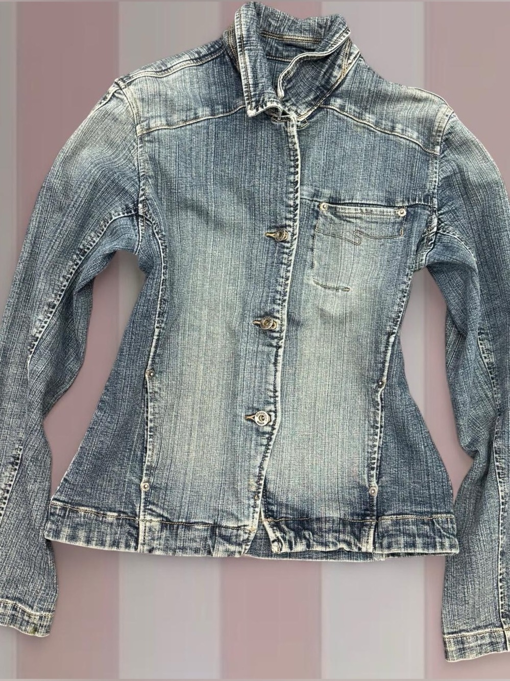 Silver Jeans Co. Y2K denim fitted jacket.